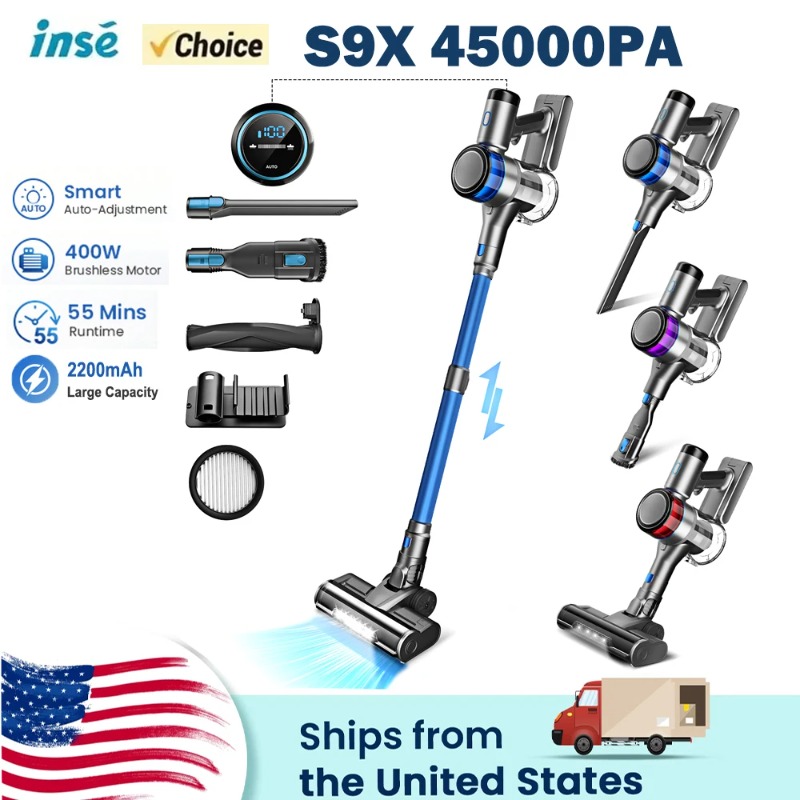 Vacuum Cleaner Smart Home - INSE S9X مكنسة كهربائية لاسلكية 45Kpa