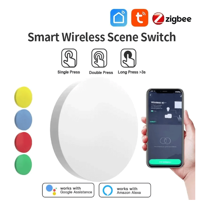 زر ذكي لاسلكي من تويا زيجبي لل - مراجعة Smart Home Voice Control وسعره