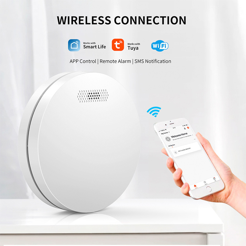 كاشف حريق ذكي لاسلكي من تويا و - مراجعة Smart Smoke Detector وسعره