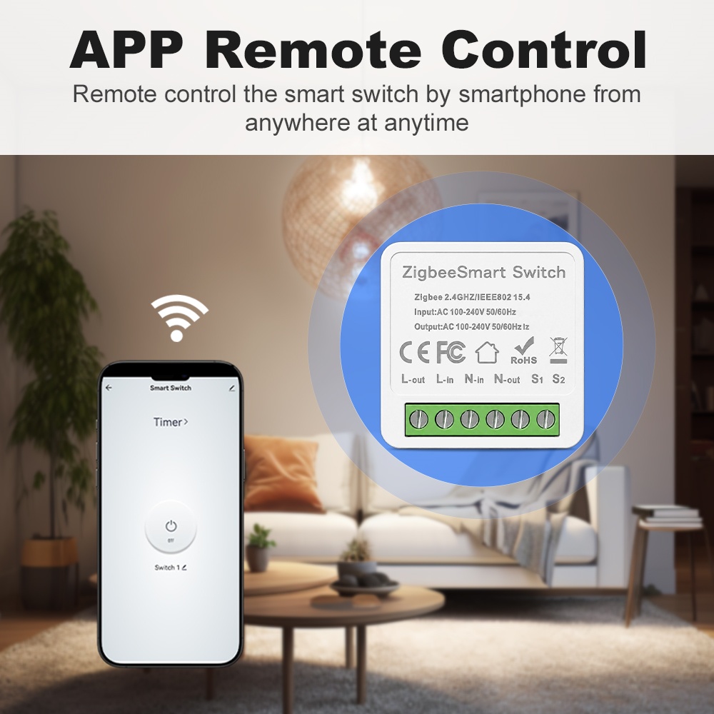 وحدة مفتاح مانهوت ZigBee 3.0 ب - مراجعة Smart Home Voice Control وسعره