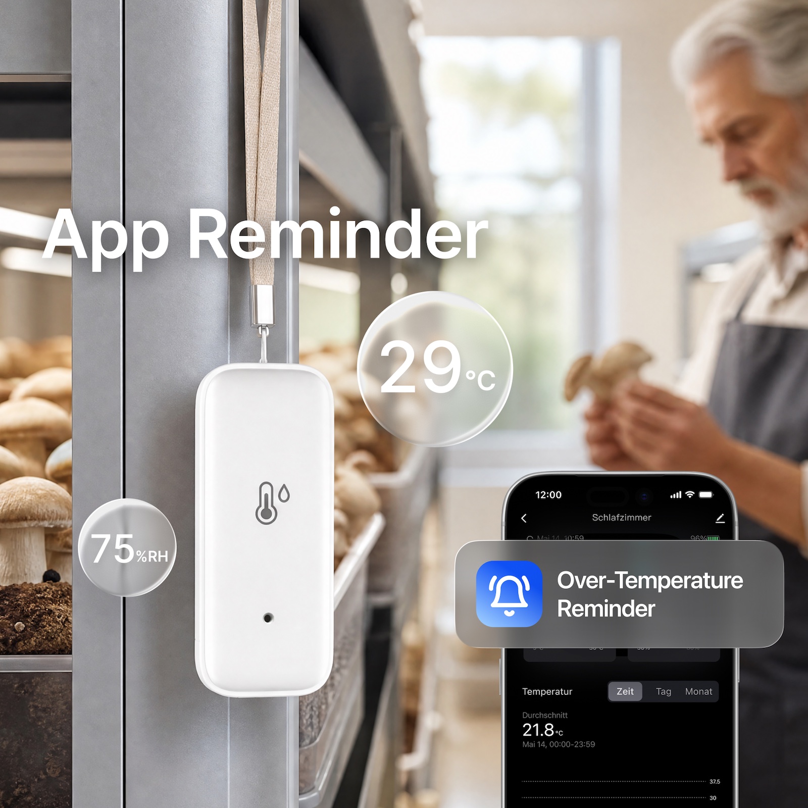 جهاز استشعار درجة الحرارة والر - مراجعة Smart Home Samsung وسعره