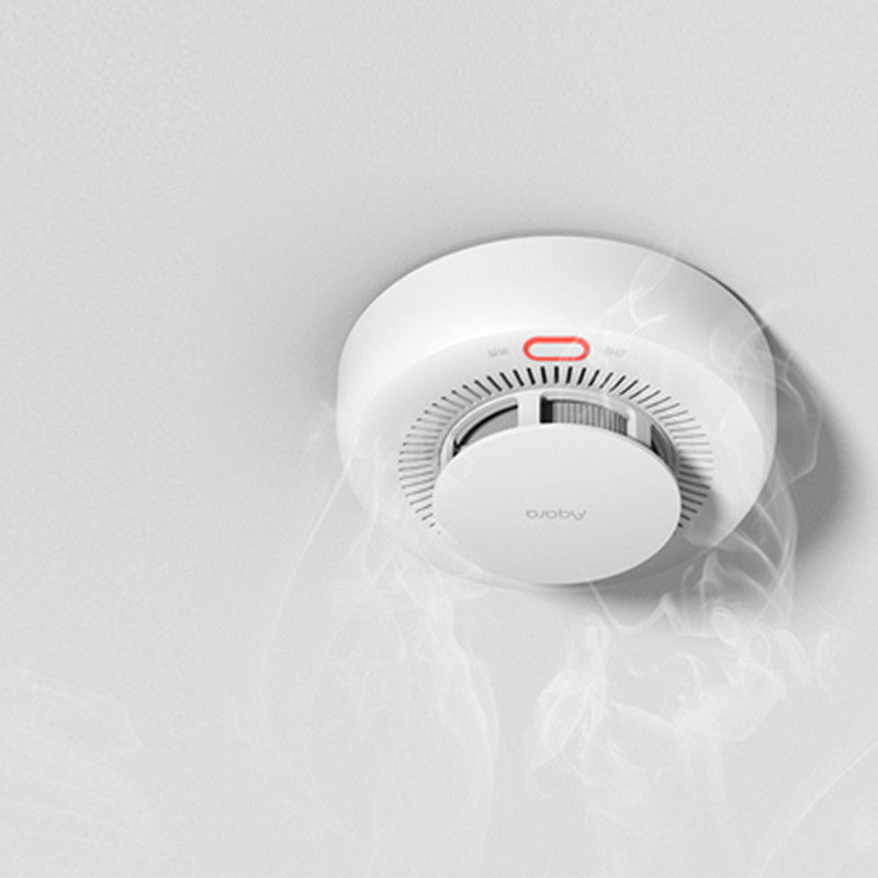 Aqara-مستشعر كاشف الدخان الذكي - مراجعة Smart Smoke Detector وسعره