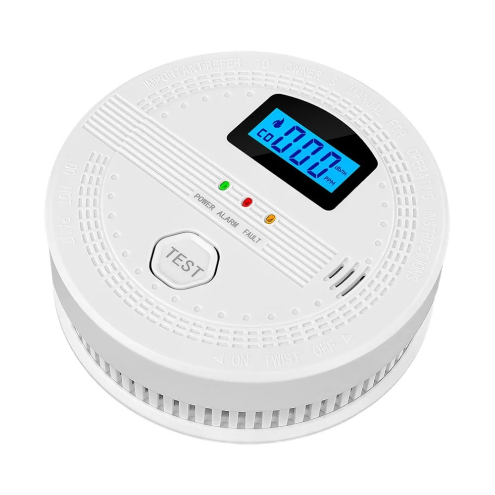 شاشة عرض رقمية LCD 2 في 1 للكش - مراجعة Smart Smoke Detector وسعره