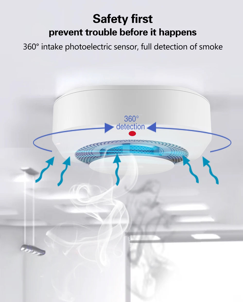 جهاز كشف الدخان الذكي من تويا  - مراجعة Smart Smoke Detector وسعره