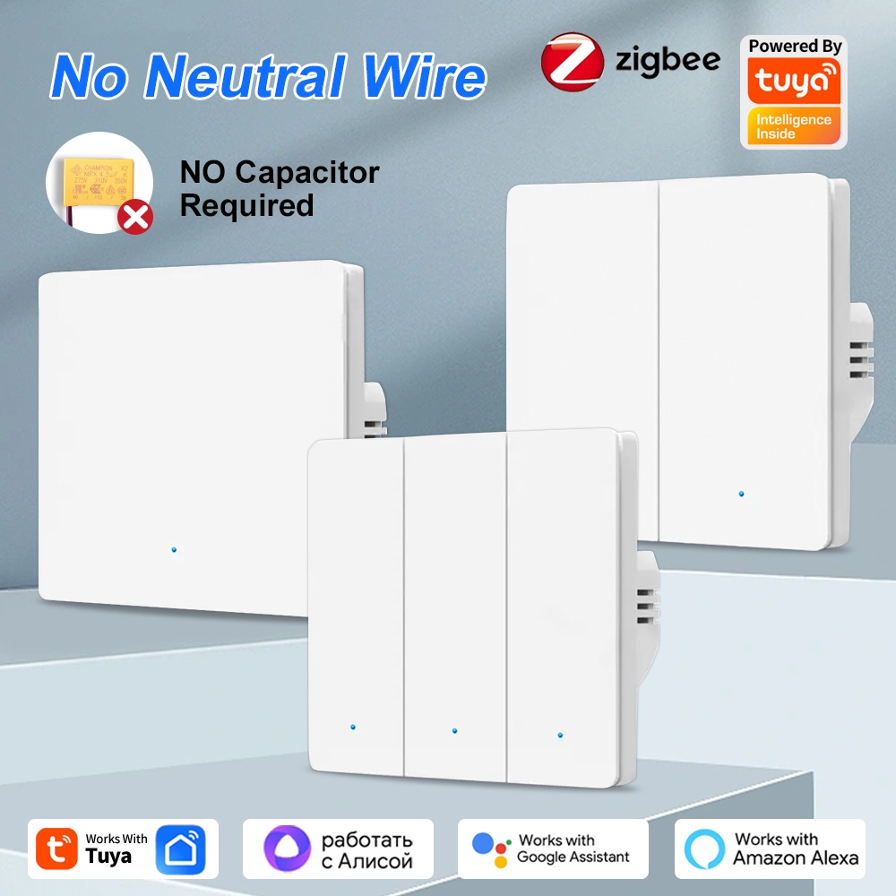 مفتاح ضغط ذكي ZigBee بـ 1 أو 2 - مراجعة Smart Home Voice Control وسعره