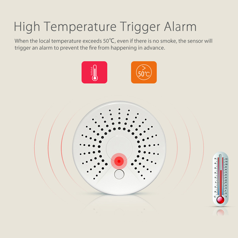 جهاز إنذار ذكي للكشف عن الدخان - مراجعة Smart Smoke Detector وسعره