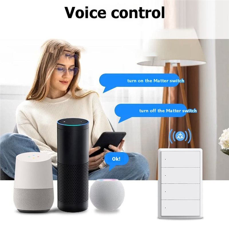 مفتاح إضاءة ذكي يعمل بتقنية ال - مراجعة Smart Home Voice Control وسعره