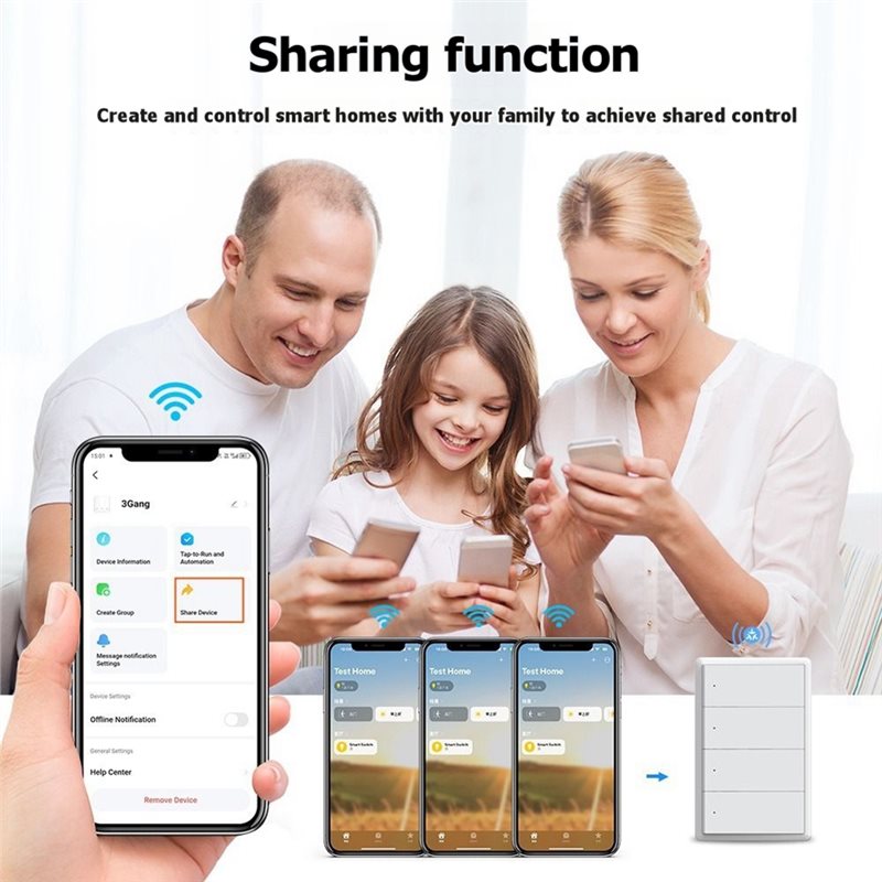 مفتاح إضاءة ذكي يعمل بتقنية ال - مراجعة Smart Home Voice Control وسعره