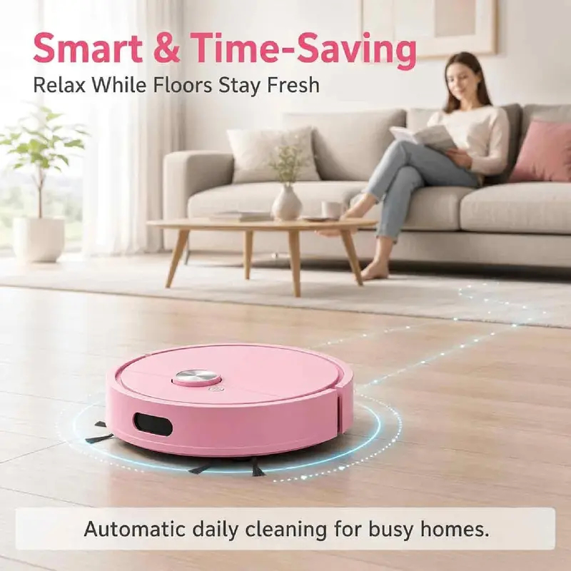 روبوت تنظيف 3 في 1، مكنسة كهرب - مراجعة Vacuum Cleaner Smart Home وسعره