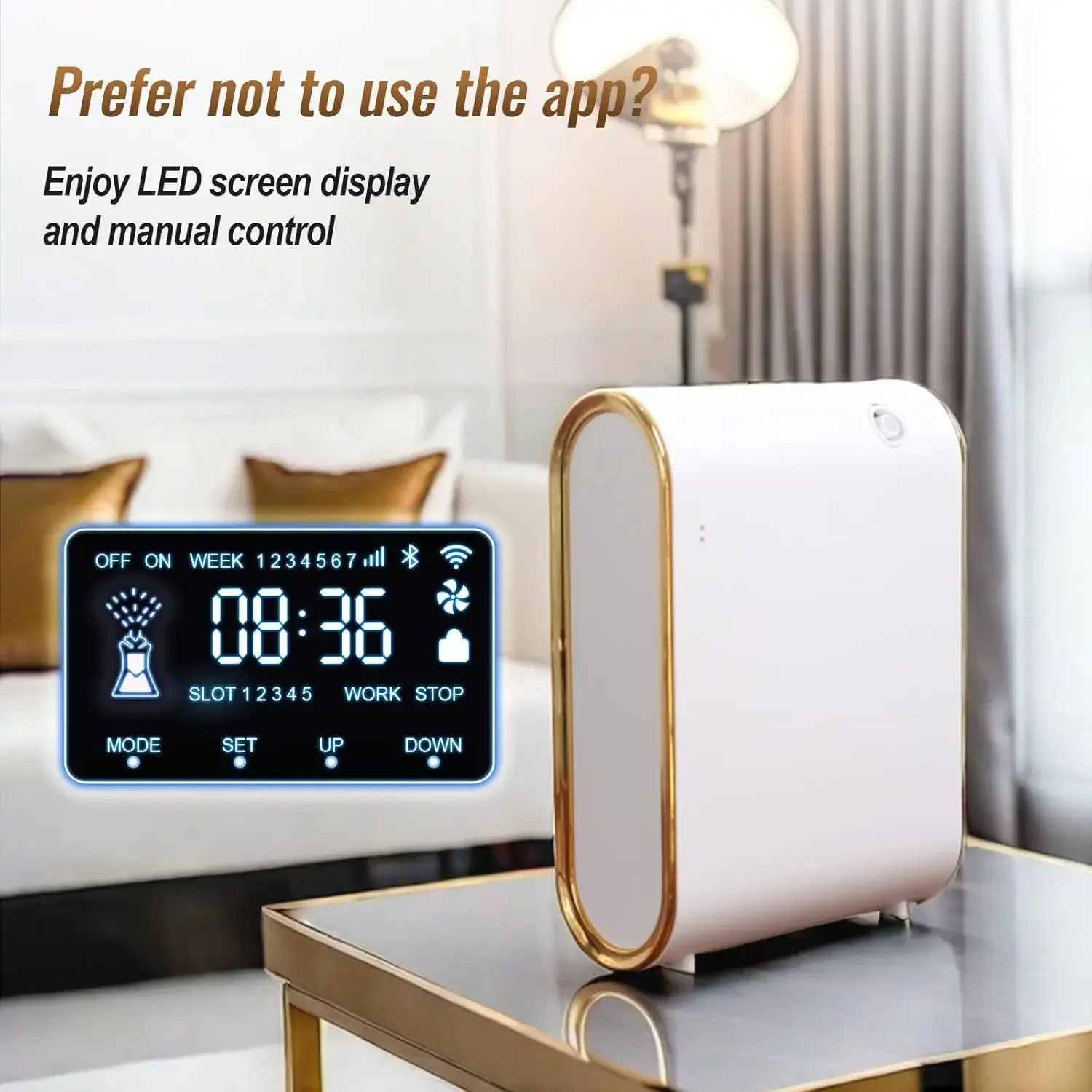 ناشر رائحة الغرفة بدون ماء آلة - مراجعة Smart Humidifier وسعره