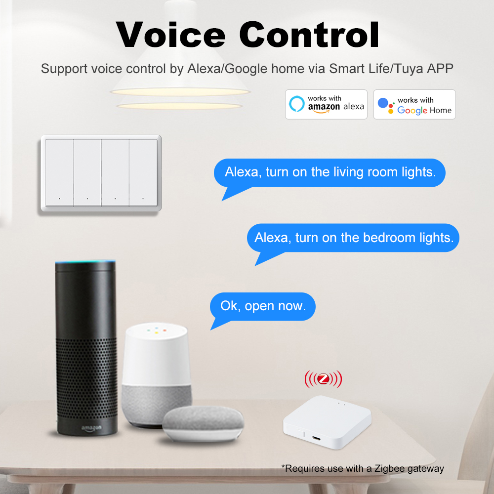 مفتاح إضاءة ذكي من MANHOT بتقن - مراجعة Smart Home Voice Control وسعره